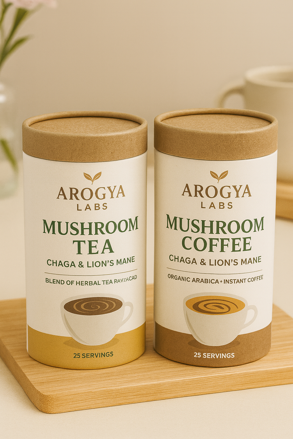 Mushroom Tea and Coffee